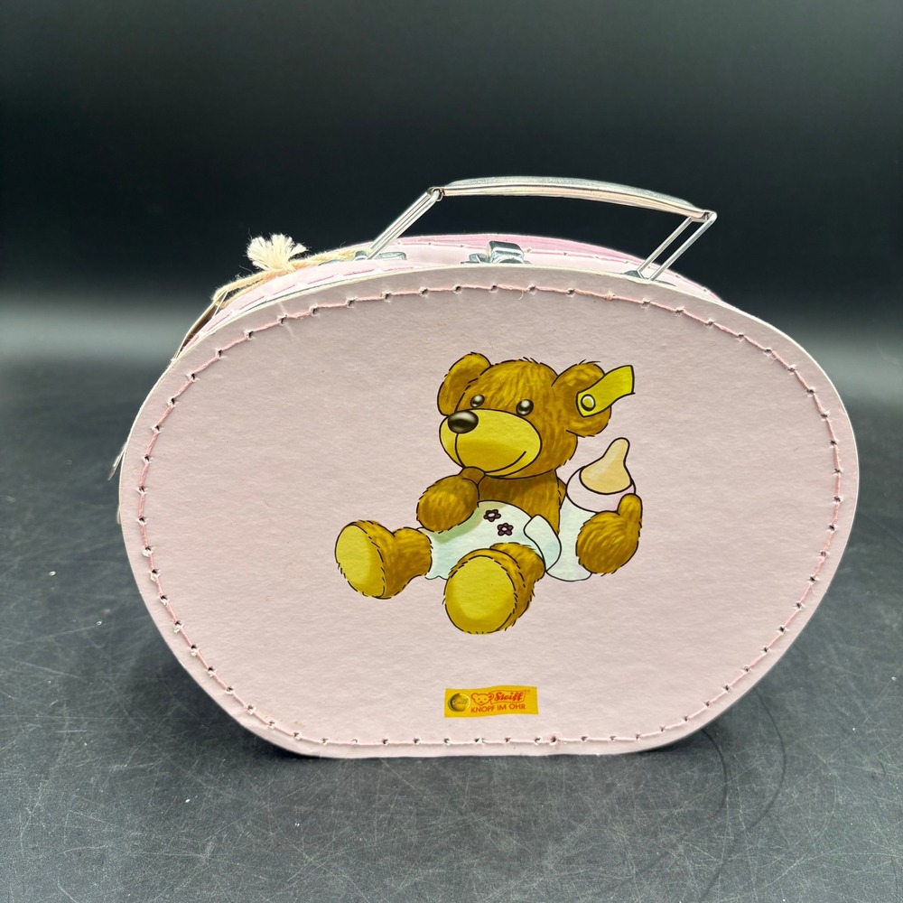 Steiff Fynn Suitcase Only for Lotte Pink Baby Teddy Bear Cardboard Valise 111846